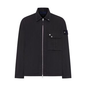 Stone Island Men Cotton Overshirt With Stone Island Badge